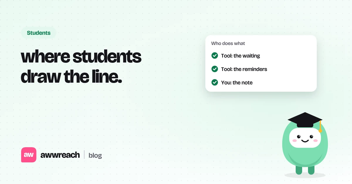 A student's checklist of LinkedIn steps with dry run still switched on